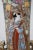 Antique Japanese Meiji Era Porcelain Satsuma Figural Kutani Vase Fu Dogs Geisha For Sale - Image 12 of 13