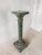 Italian Scaglioga Pedestal in Green Faux Marble, in Good conditions. Designed before 1890