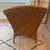 Late 20th Century Vintage Philippine Herringbone Woven Rattan Lounge Chair For Sale - Image 5 of 12