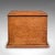 Wood Antique Stationery Box, English, Golden Oak, Fall Front Desk Tidy, Edwardian For Sale - Image 7 of 12