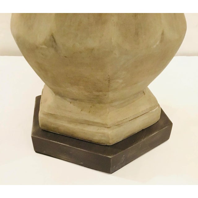 Currey & Company Currey & Co. Gray Terracotta Alcovy Table Lamp For Sale - Image 4 of 7