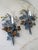 1940s Antique Italian Tole Electric Wall Sconces, a Pair For Sale - Image 4 of 9
