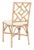 Brown Bhumi Accent Chair with Cushion - Brown/White, Set of 2 For Sale - Image 8 of 11