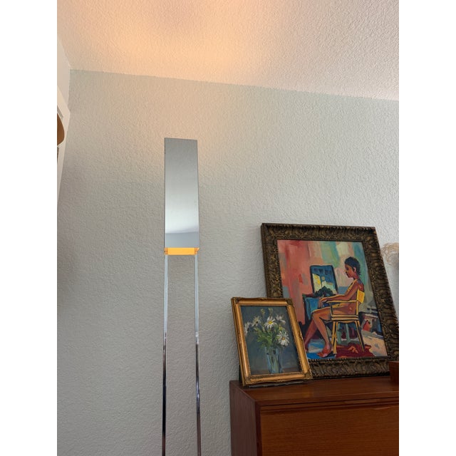 Robert Sonneman 1980s Robert Sonneman Tall Floor Lamp Pair For Sale - Image 4 of 12