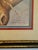 1980s Signed Jim Oliver Print of 2 Wood Ducks in Gorgeous Gold Bamboo Frame For Sale - Image 4 of 11