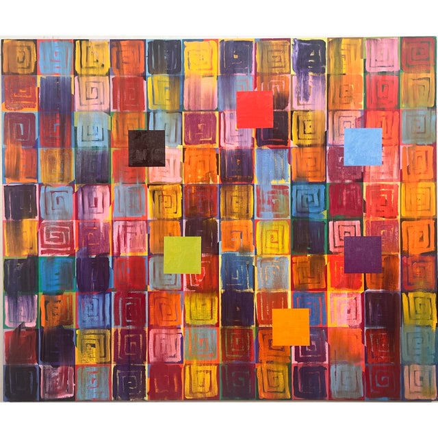 Dana Gordon Contemporary Abstract Oil on Canvas "New Space" by Dana Gordon For Sale - Image 4 of 4