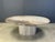 Large granite oval dining table with beautiful natural stone pattern and a central leg. Very good condition, timeless...