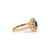 Metal Modern 1.83ct Natural Sapphire Diamond Statement Ring in 14k Yellow Gold Size 4 For Sale - Image 7 of 17