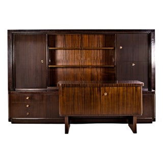 Art Deco Cabinets by Bruno Paul for Veb Deutsche Werkstätten Hellerau, Set of 2 For Sale