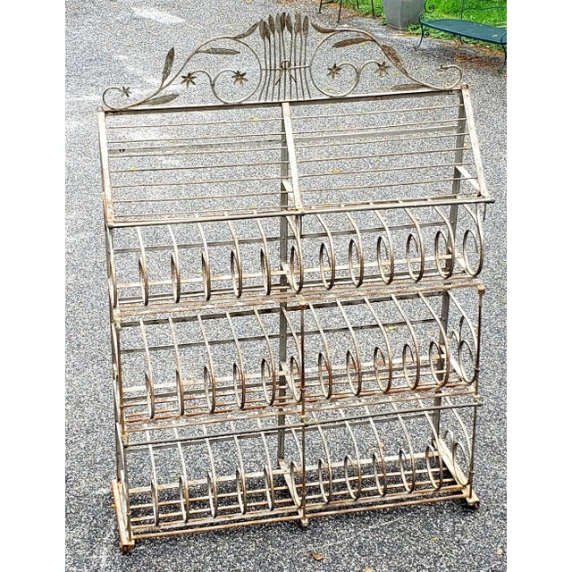Metal 18th C French Iron Bread Rack For Sale - Image 7 of 7