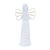 Add a touch of elegance and serenity to your home with this set of two Etched Angel Figurines. Crafted from polyresin in...