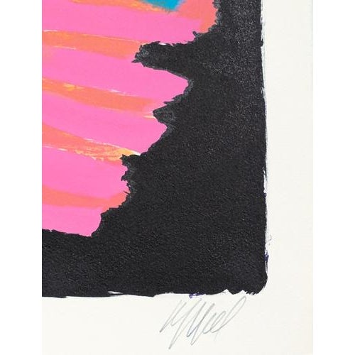 Karel Appel, Pink Cat, 1978, LIthograph For Sale - Image 4 of 6