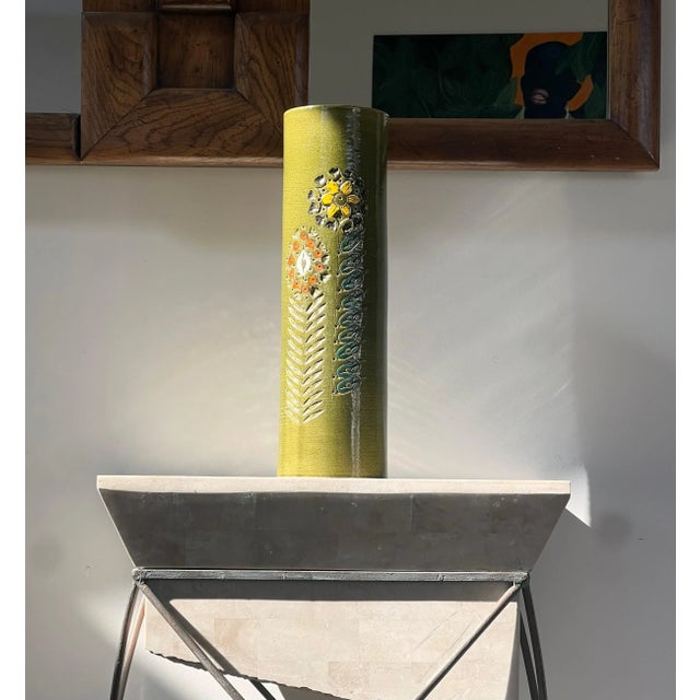 Bitossi A Monumental Vintage Italian Ceramic Vase By Bitossi, 1960S For Sale - Image 4 of 12
