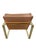 Metal Vintage Thayer Coggin Flat Bar Brass Arm Chairs - Set of 2 For Sale - Image 7 of 9