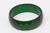 1930s Vintage 1930's Green Diamond Faceted Bakelite Bangle Bracelet For Sale - Image 5 of 11