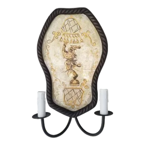 Whimsical Painted Wall Sconce