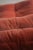Red Coral Corduroy Togo Three-Seat Sofa by Michel Ducaroy for Ligne Roset For Sale - Image 8 of 10