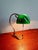 Articulated Brass Bankers Lamp with Green Opaline Shade, 1920s For Sale - Image 15 of 18