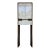 Jonathan Charles Modern Eggshell Gaia Bar Cabinet For Sale