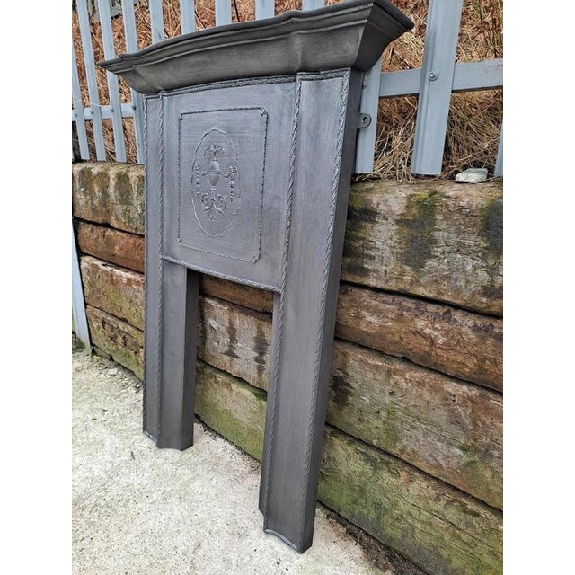 Edwardian Cast Iron Fireplace For Sale - Image 4 of 9