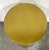 Original retail $3891. Stylish Baker Modern Satin Brass Mae Spot Table, showroom floor sample