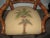 1990s Vintage Carved Wood Open Armchair With Palm Tree Back & Seat Design For Sale - Image 10 of 13
