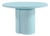 Elora Blue Lacquer Round Dining Table For Sale