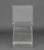 Plastic Clear Acrylic "Z" Chair For Sale - Image 7 of 7