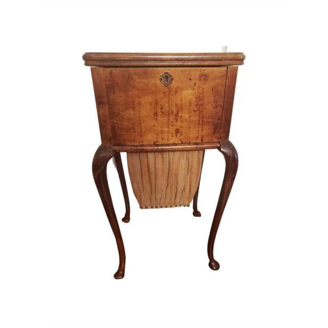 1800s Work Table Sewing Table or Vanity For Sale - Image 4 of 11