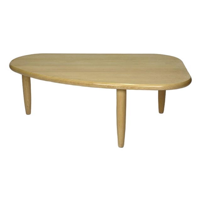 Scandinavian Coffee Table in Beech from Haslev, 1980s For Sale