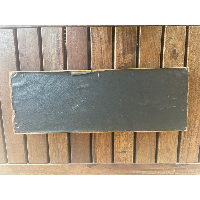 Mid Century Art Dec C. Pilliod Medieval Silhouette Maxfield Parrish Style Art Tray For Sale In Santa Fe - Image 6 of 6