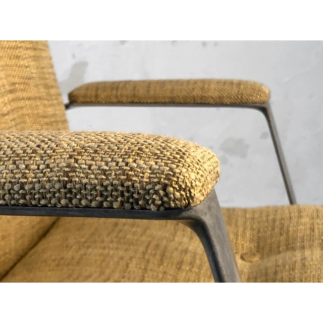 Mid-Century Modern President Desk Chair attributed to Raphael Raffel for Appel, France, 1960 For Sale - Image 3 of 7