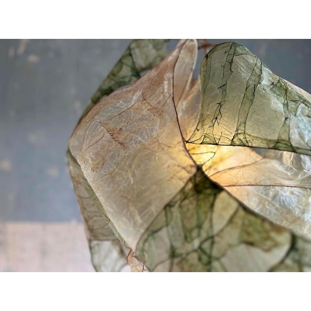 Contemporary Multi Léonard Pendant Lamp in Bio Material with Natural Dyes by Thibault Philip For Sale - Image 3 of 8