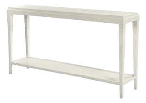 Classic Rustic Console Table - White