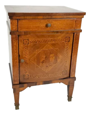 Italian 19th Century Neo-Classical Inlaid Commode