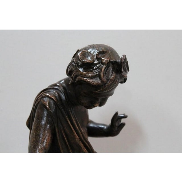 Cast Iron Bacchus Drinking from the Spring, 1900 For Sale - Image 7 of 18