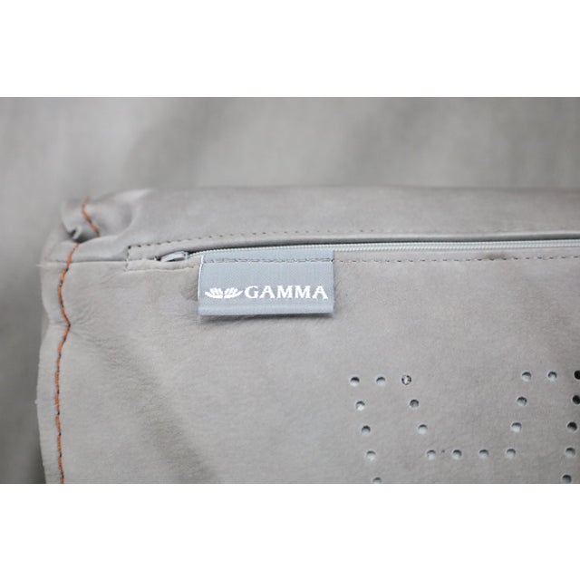 Italian Sofa by Gamma, the Sunset Sofa in Leather, Designed by Gabriele Ghetti For Sale In Dallas - Image 6 of 11