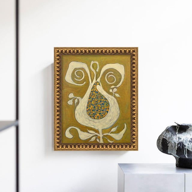 Artist: Tatiana Duperault Title: Paisley Botanical Medium: Acrylic & oil paint Style: Paisley, botanical, minimalist,...