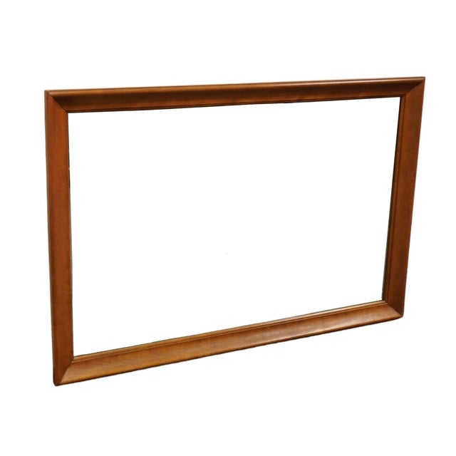 American Ethan Allen / Baumritter Heirloom Nutmeg Maple 48" Mirror 557 For Sale - Image 3 of 7