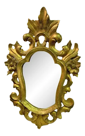 19th Century Gold Gilded Wood Mirror