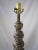 1970s Vintage Indian Ornate Brass Lamp, Marble Base For Sale - Image 5 of 5