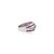 Not Yet Made - Made To Order Unique 2.23 Carat Ruby & Emerald Sterling Silver Dome Band Ring for Women - Size 7.5 For Sale - Image 5 of 11