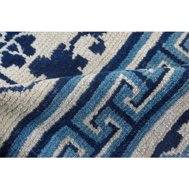 Mid 19th Century Doris Leslie Blau Antique 1860s Chinese Peking Rug For Sale - Image 5 of 9