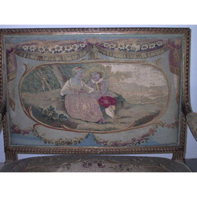 Wood Set of Two 18c. Louis XVI Chairs For Sale - Image 7 of 8