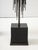 Large pair of 1970's Brutalist lamps. The Metal lamp forms sit on Black marble bases, that have been Newly rewired with...