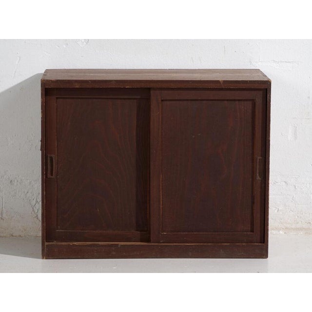 Antique Japanese Sliding Door Cabinet For Sale - Image 4 of 11