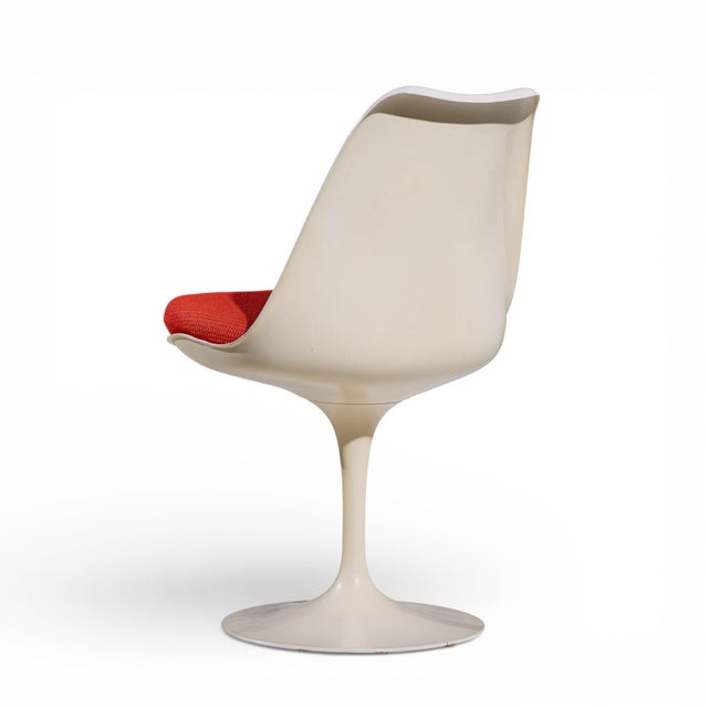 White Eero Saarinen for Knoll Mid Century Tulip Side Chair - Pair For Sale - Image 8 of 13