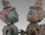 Late 19th Century Antique Teppanom / Guardian Thai Angels, Carved Wood Statues or Figures - A Pair 18" For Sale - Image 5 of 11