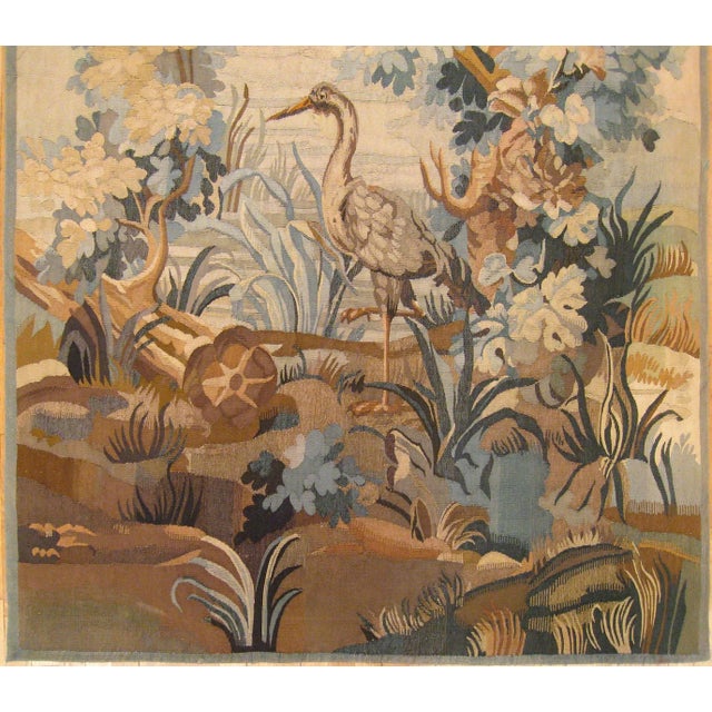 19th Century Late 19th Century French Aubusson Tapestry Panel For Sale - Image 5 of 6