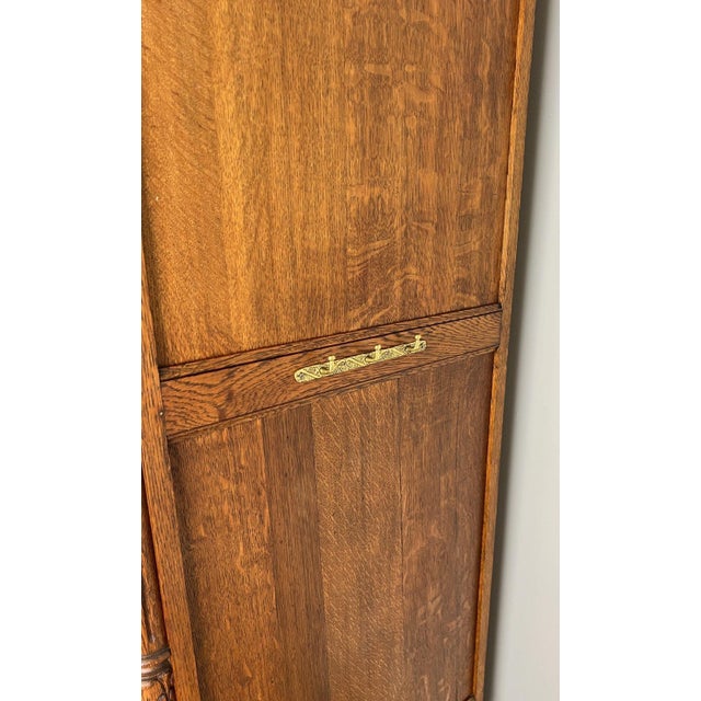 French Wardrobe in Oak For Sale - Image 17 of 18